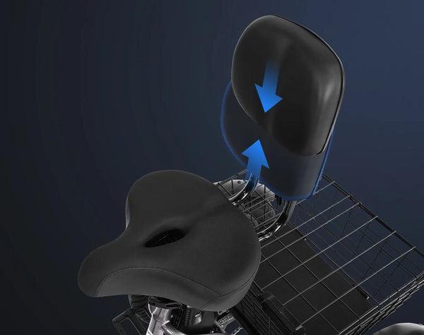 Extra-Wide Seat & Adjustable Backrest