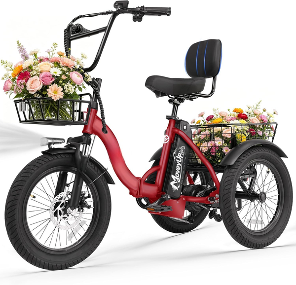 Red rovanti Electric Tricycle